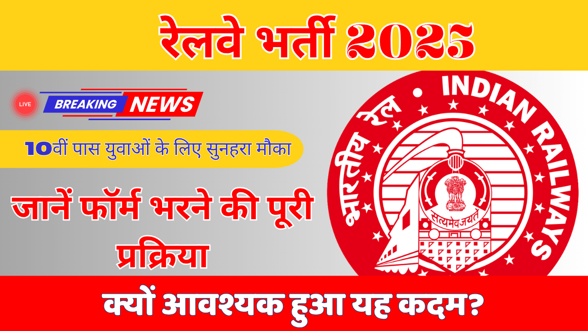 रेलवे 10वीं पास भर्ती 2025