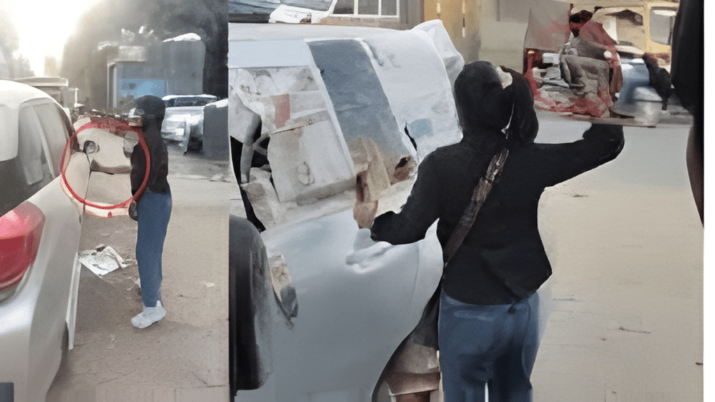 उत्तर प्रदेश: पति ने खर्च के लिए रुपये नहीं दिए, पत्नी गुस्से में हथौड़े से तोड़ डाली कार