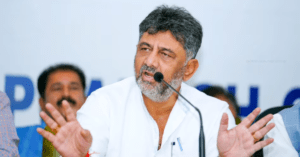 कर्नाटक कांग्रेस में सत्ता संघर्ष की बैठक का दृश्य