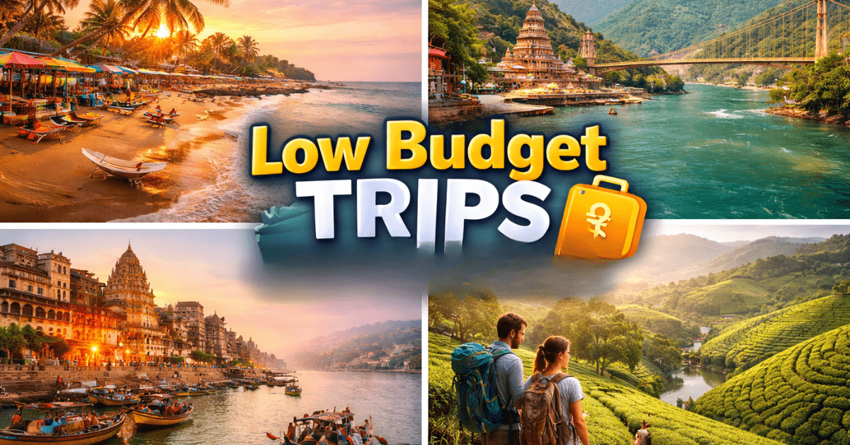 Low Budget Trips – कम खर्च में घूमने की बेस्ट जगहें और बजट ट्रैवल आइडिया