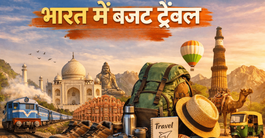भारत में बजट ट्रैवल गाइड सस्ते में घूमने के तरीके
