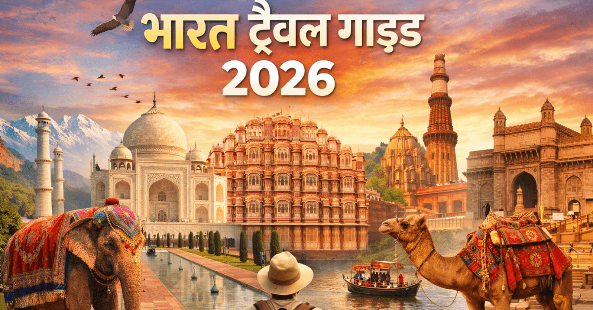 भारत ट्रैवल गाइड 2026 – भारत के प्रमुख पर्यटन स्थल और यात्रा गाइड