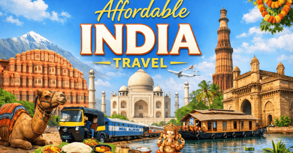Affordable India Travel सस्ते भारत यात्रा बजट ट्रैवल गाइड